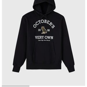 Lange Black Graphic Hoodie